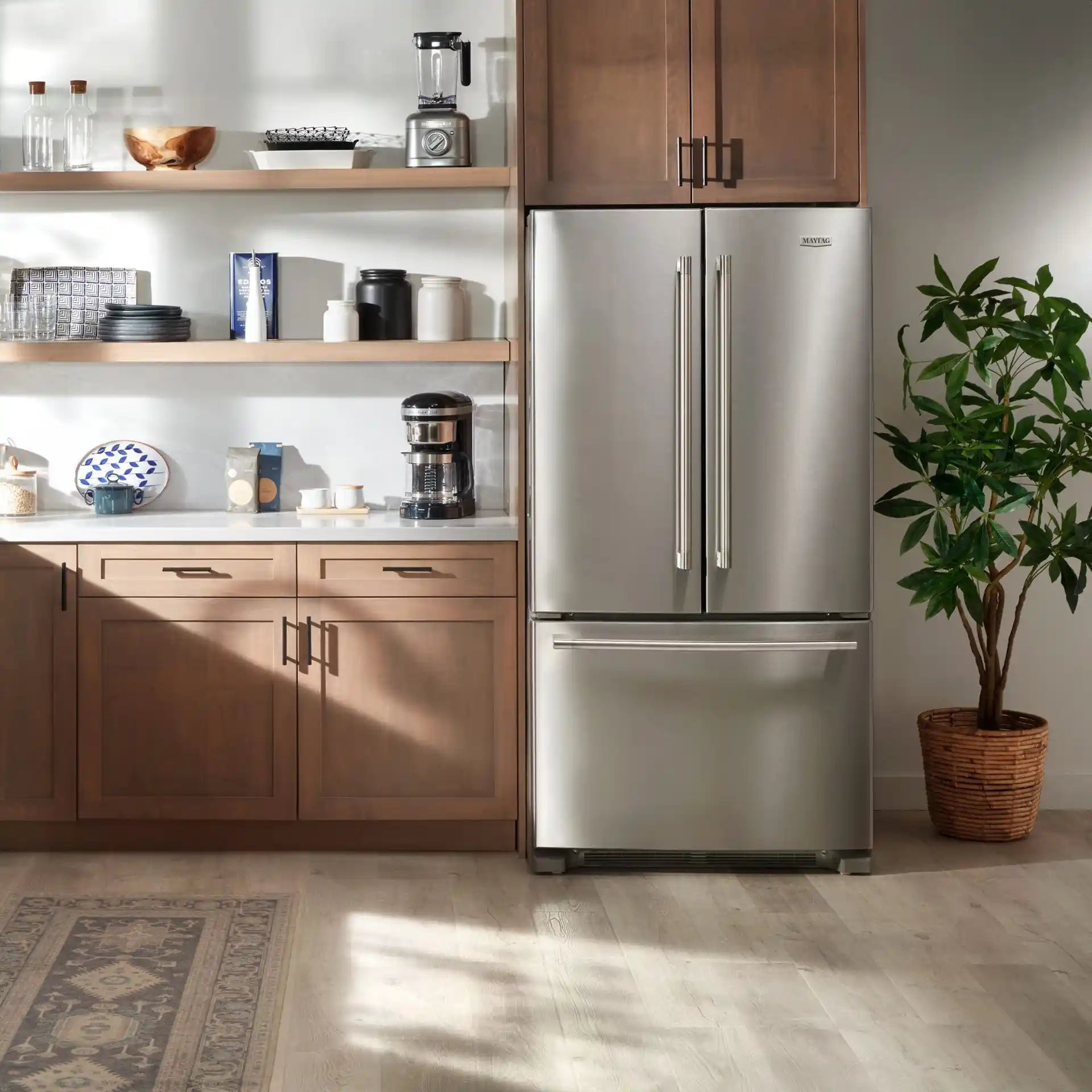 Réfrigérateur Maytag 25,2 pi³ Portes Françaises Inox 36 po