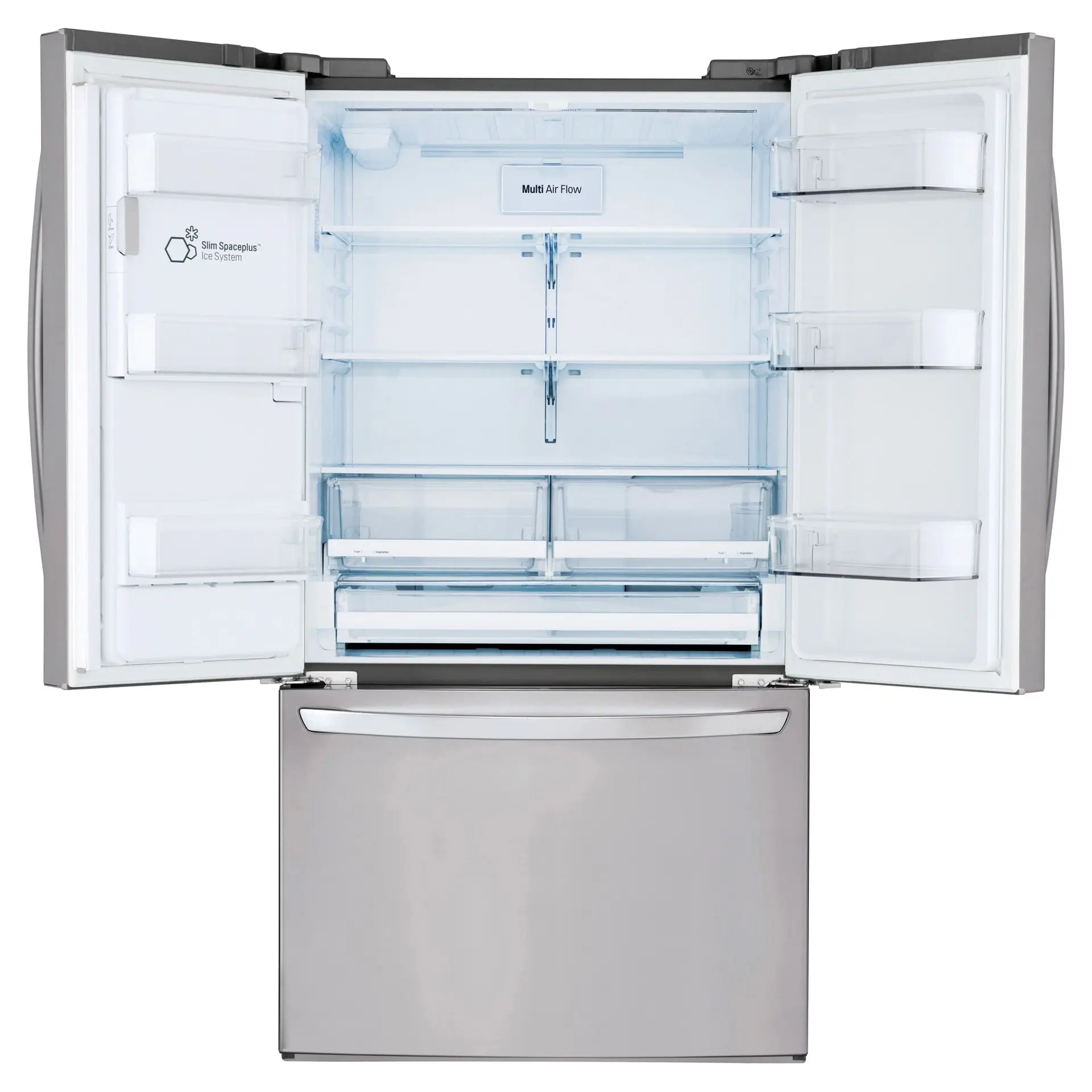 LG 36" 27.7 cu. ft. French Door Refrigerator in Stainless Steel with Craft Ice™ & Wi-Fi LHFS28XBS