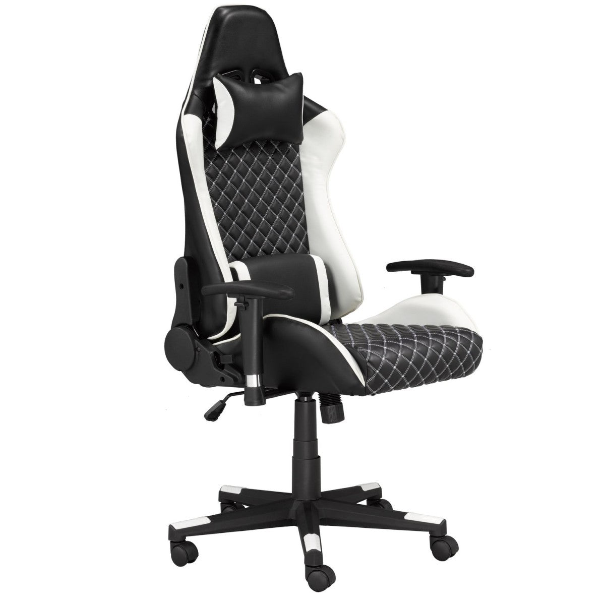 Chaise de jeu - Noir/Blanc - Confort et Style pour vos Sessions de Jeu à Montréal, Canada ( Meuble Mtl )