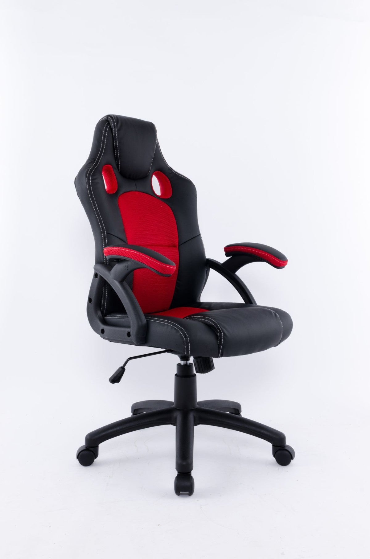 ENSEMBLE BUREAU ET CHAISE GAMING, ROUGE/NOIR ( Meuble Mtl )