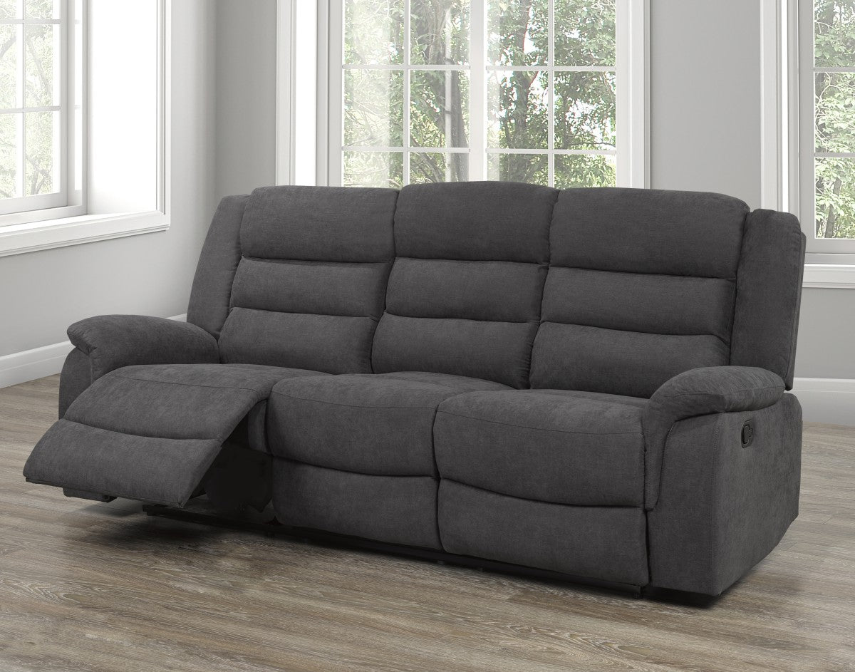 CANAPÉ INCLINABLE AVEC PLATEAU PENDENTIF, GRIS ( Meuble Mtl )