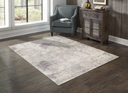 Tapis contemporain Madison 7x9 | Style côtier et fini usé