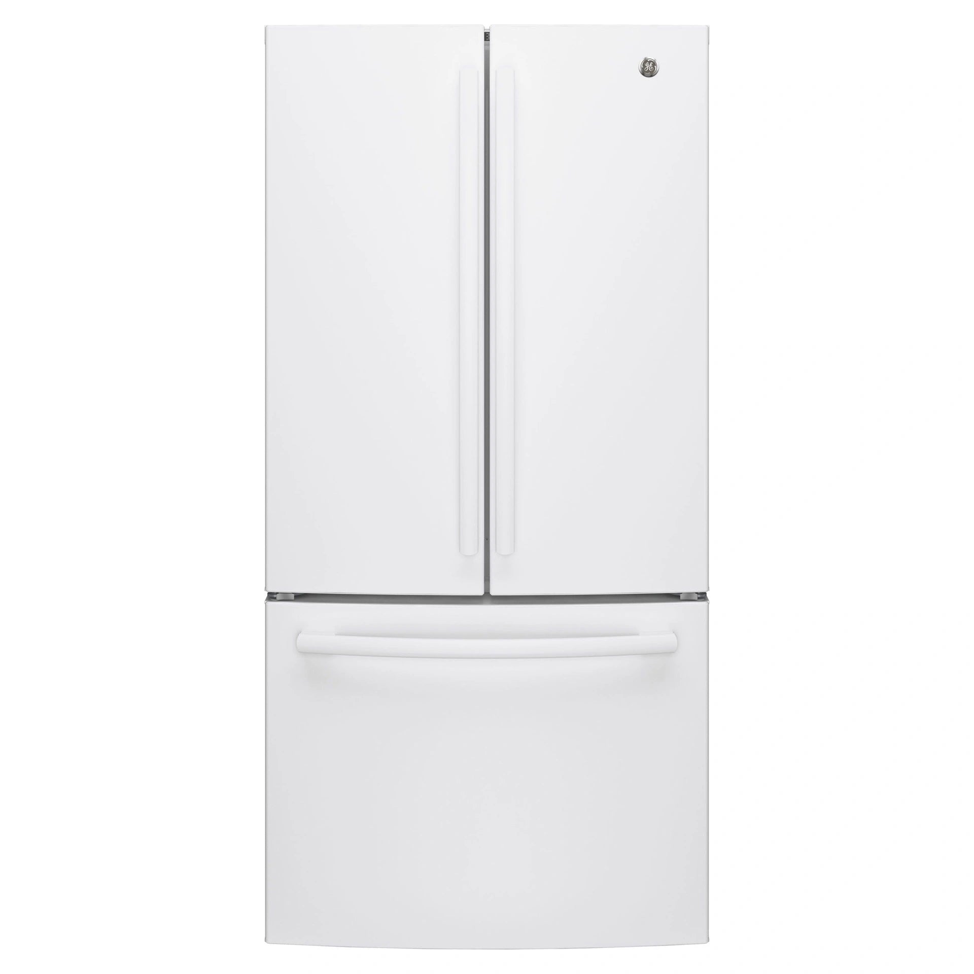 Réfrigérateur GE 18,6 pi³ Portes Françaises Blanc 33"