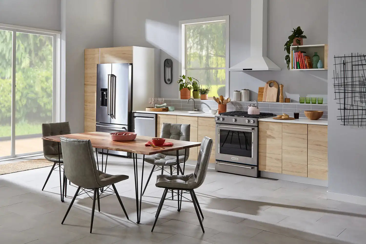 Réfrigérateur KitchenAid 23,8 pi³ Portes Françaises Inox 36 po
