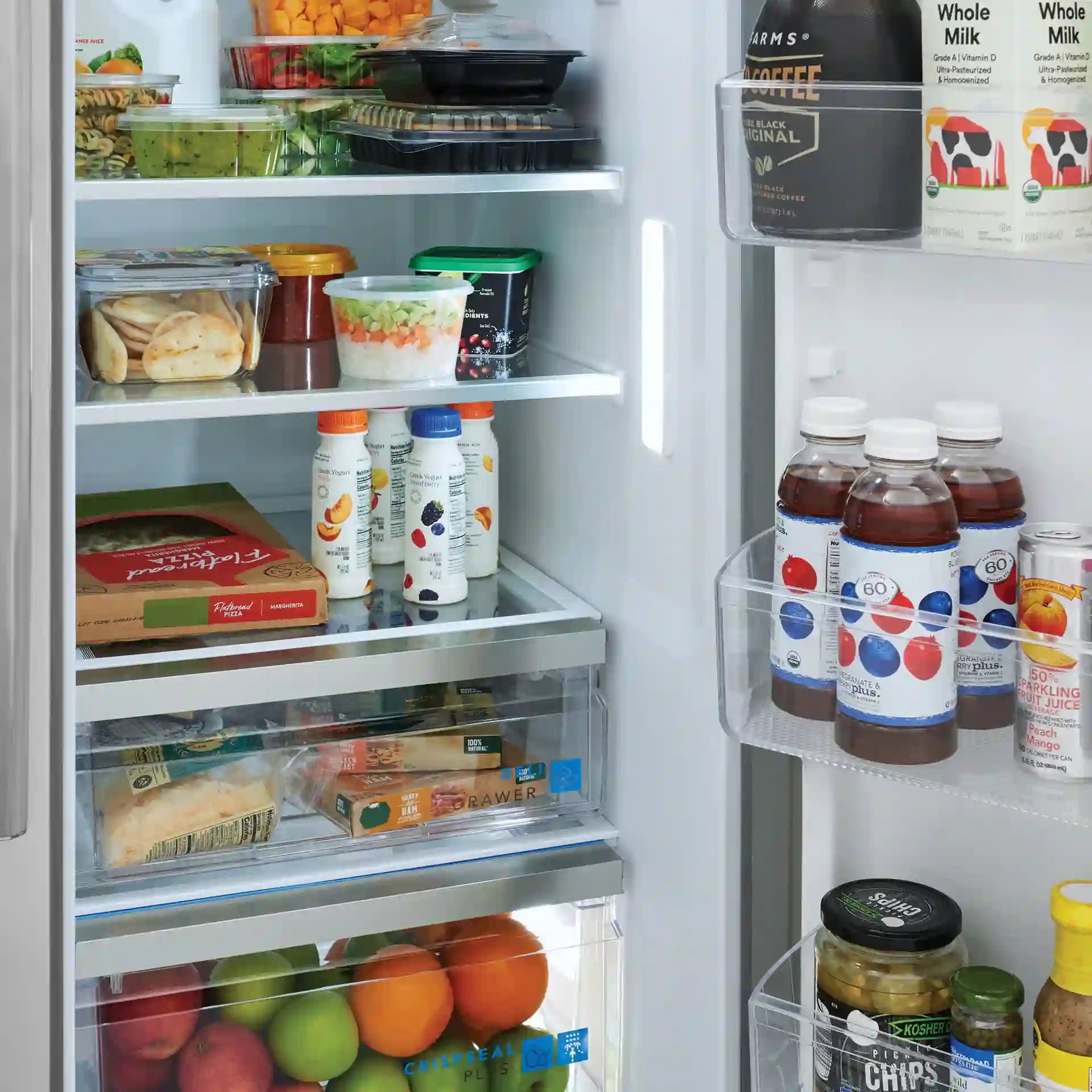 Réfrigérateur Frigidaire Gallery 36" 26 pi³ Côte à Côte Inox Smudge-Proof GRSN2620AF