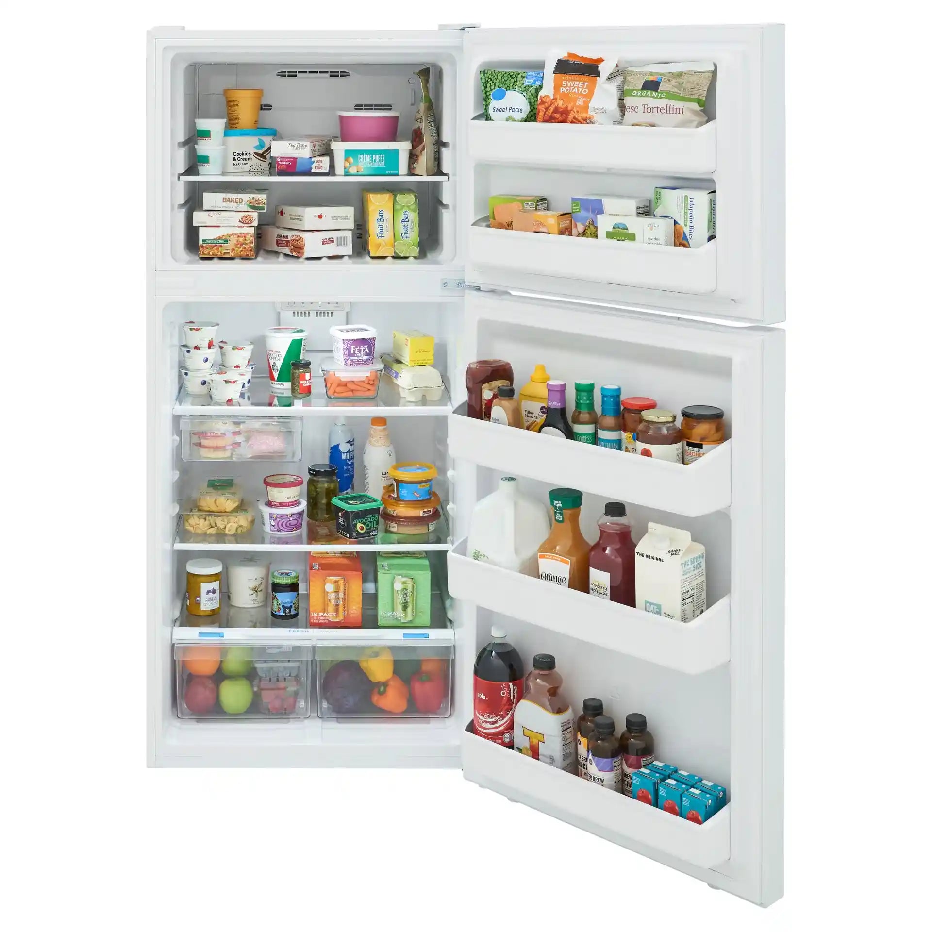 Réfrigérateur Frigidaire 30" 18,2 pi³ Congélateur Haut Prêt pour le Garage FRTE1835AW