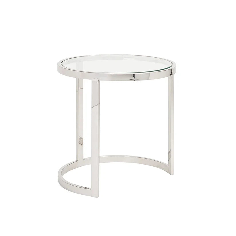 Tables de bout gigognes rondes AVON GY-ET-509 – Ensemble de 2 pièces