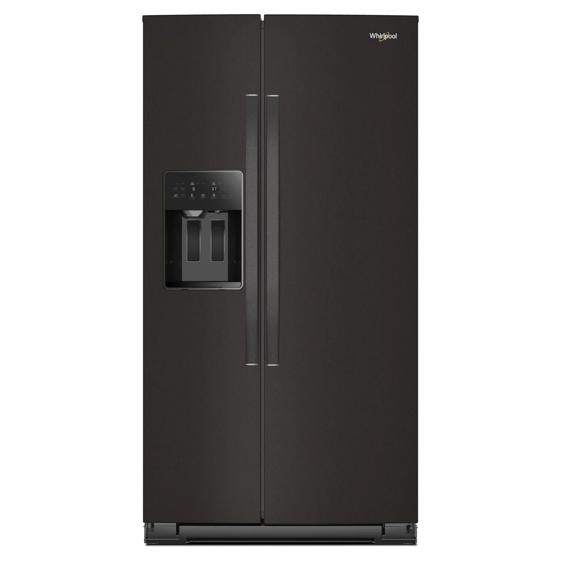 Réfrigérateur Whirlpool 36" 20,85 pi³ Côte à Côte Inox Noir Profondeur Comptoir