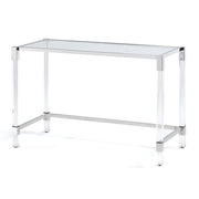Bureau Dudley en acier poli