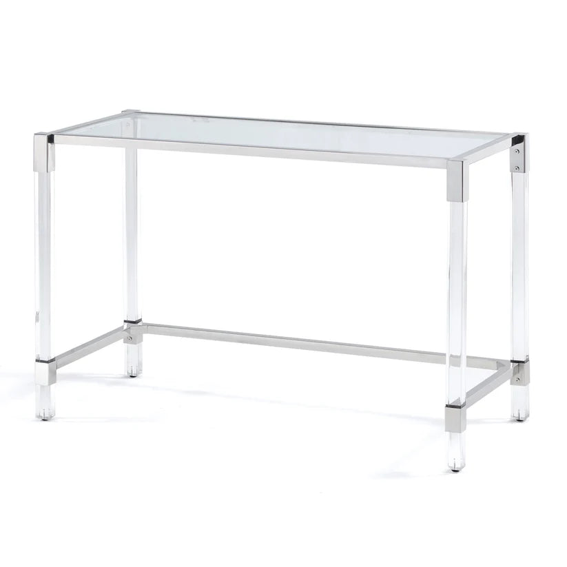 Bureau Dudley en acier poli