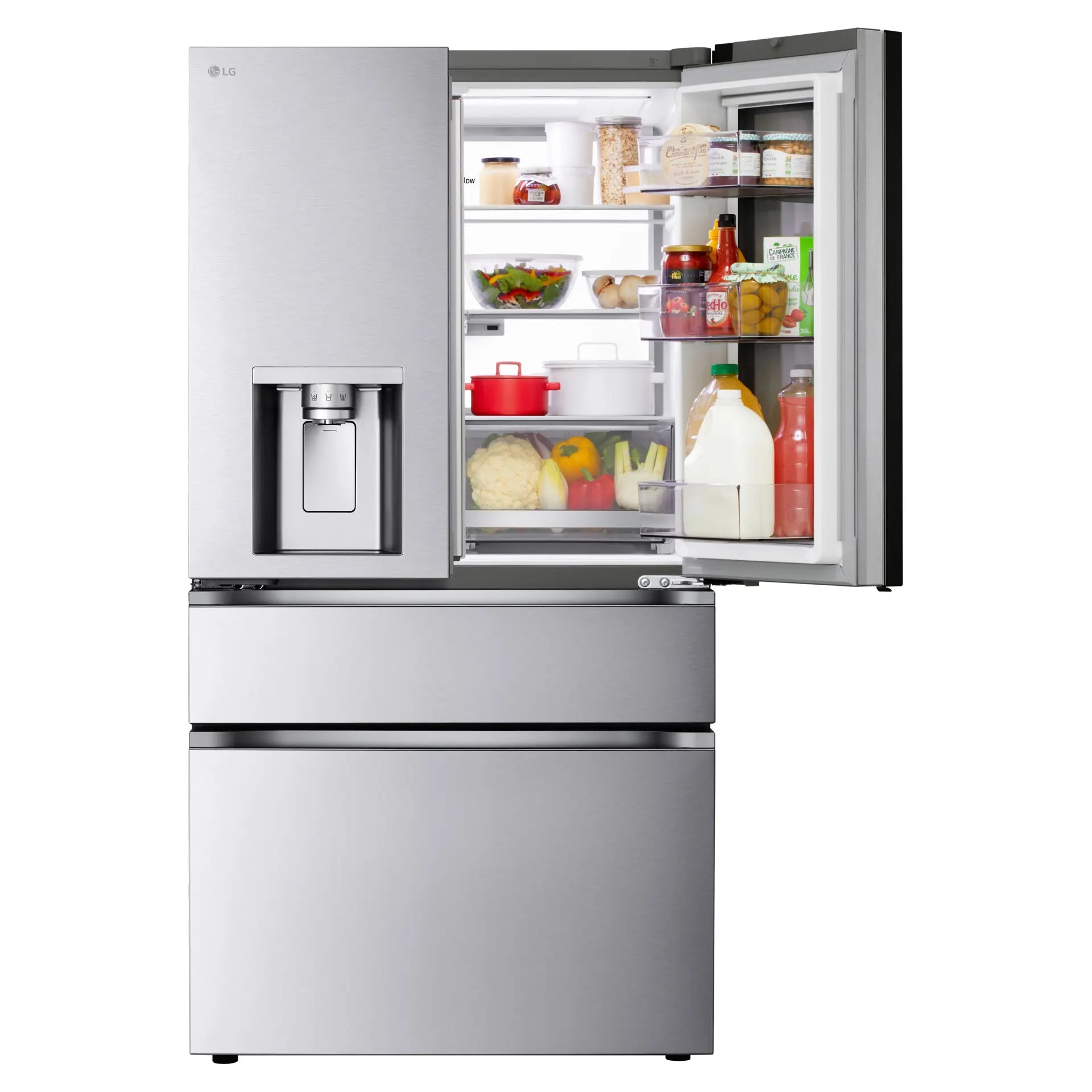 LG Réfrigérateur 29 pi³ InstaView™ MyColor™ Mini machine à glaçons artisanaux