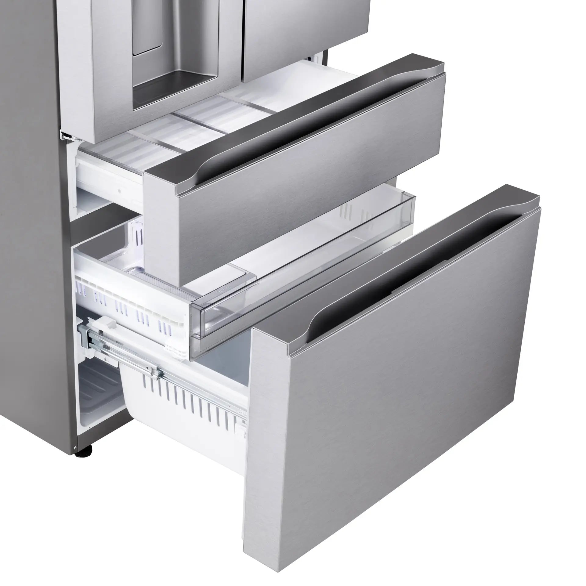 Réfrigérateur LG 29 pi³ à 4 portes avec machine à glaçons Craft Ice™ convertible