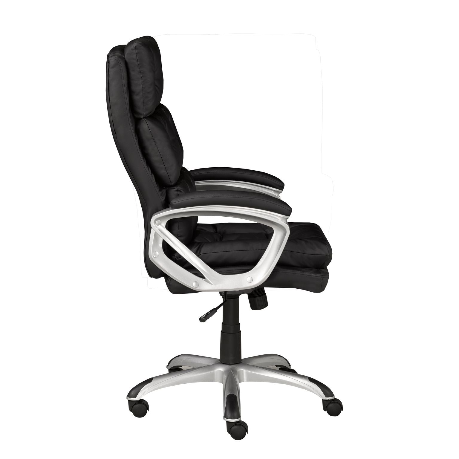 Fauteuil de bureau moderne noir | Support complet et inclinaison
