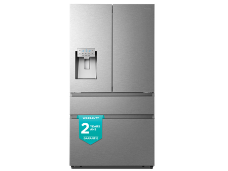 Hisense 19,8 Cu. pi. Réfrigérateur à portes françaises - RF200D4CSE ( Meuble Mtl )
