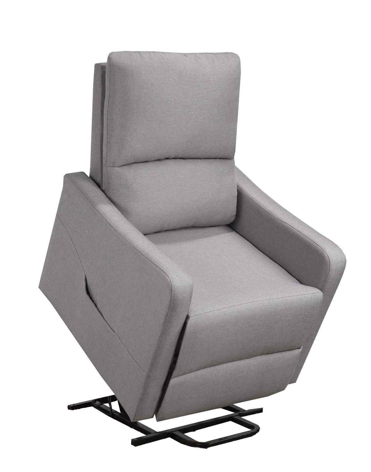 FAUTEUIL ÉLÉVATEUR INCLINABLE, GRIS CLAIR ( Meuble Mtl )