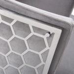 Chaise Chamberlain : Velours Gris