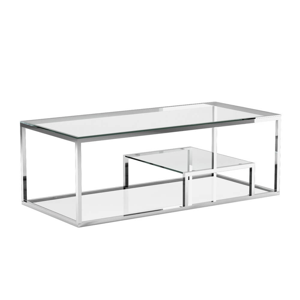 Table basse en acier Barolo