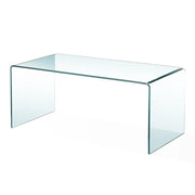 Table basse en verre courbé pour condo – GY-S01CT-10