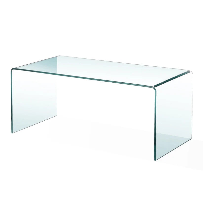 Table basse en verre courbé pour condo – GY-S01CT-10