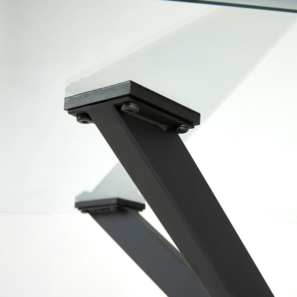 Table de salle à manger noire Lincoln