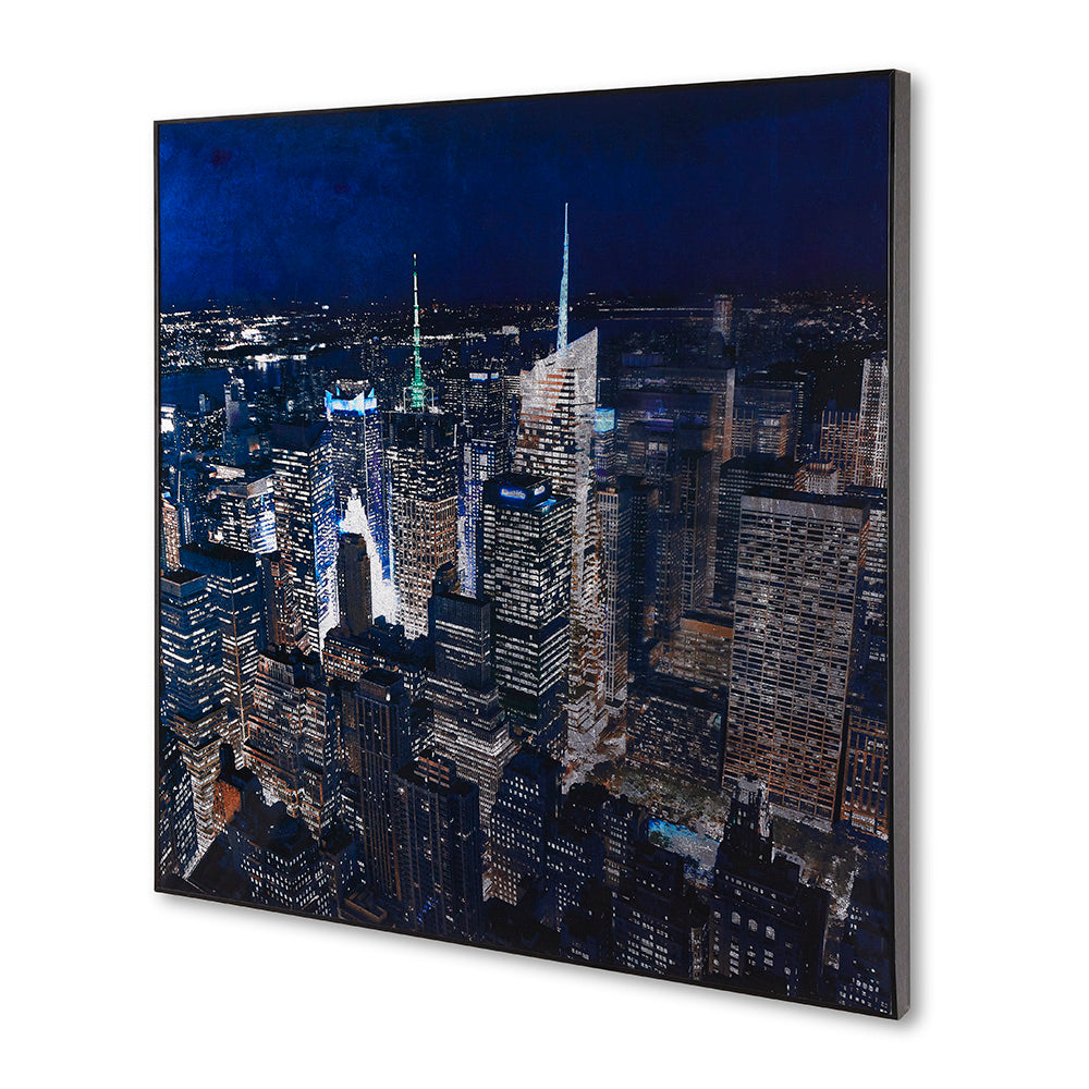Art mural en acrylique gratte-ciel de New York