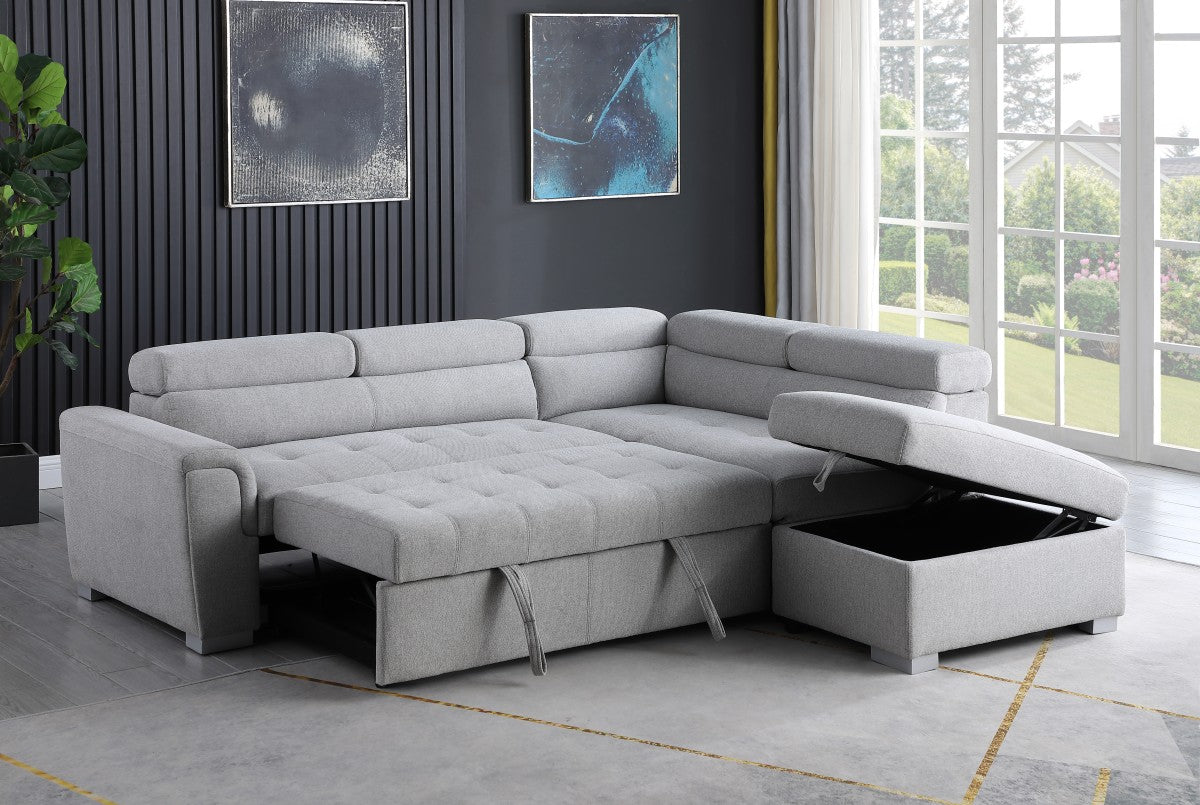 LIT COUCHETTE, GRIS ( Meuble Mtl )