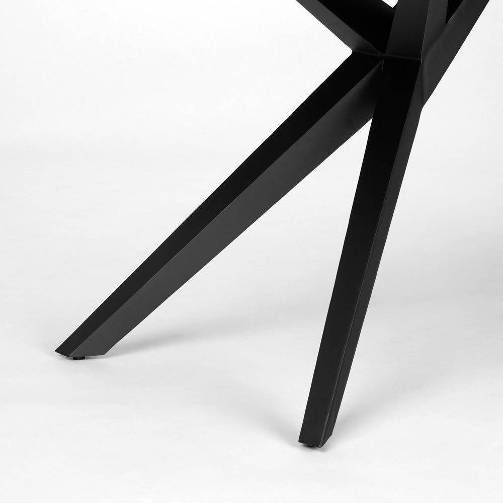 Table de salle à manger à bord droit de 114 po : pieds Airloft