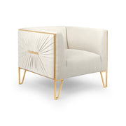 Chaise d'appoint Truro Gold : Contessa Vanille