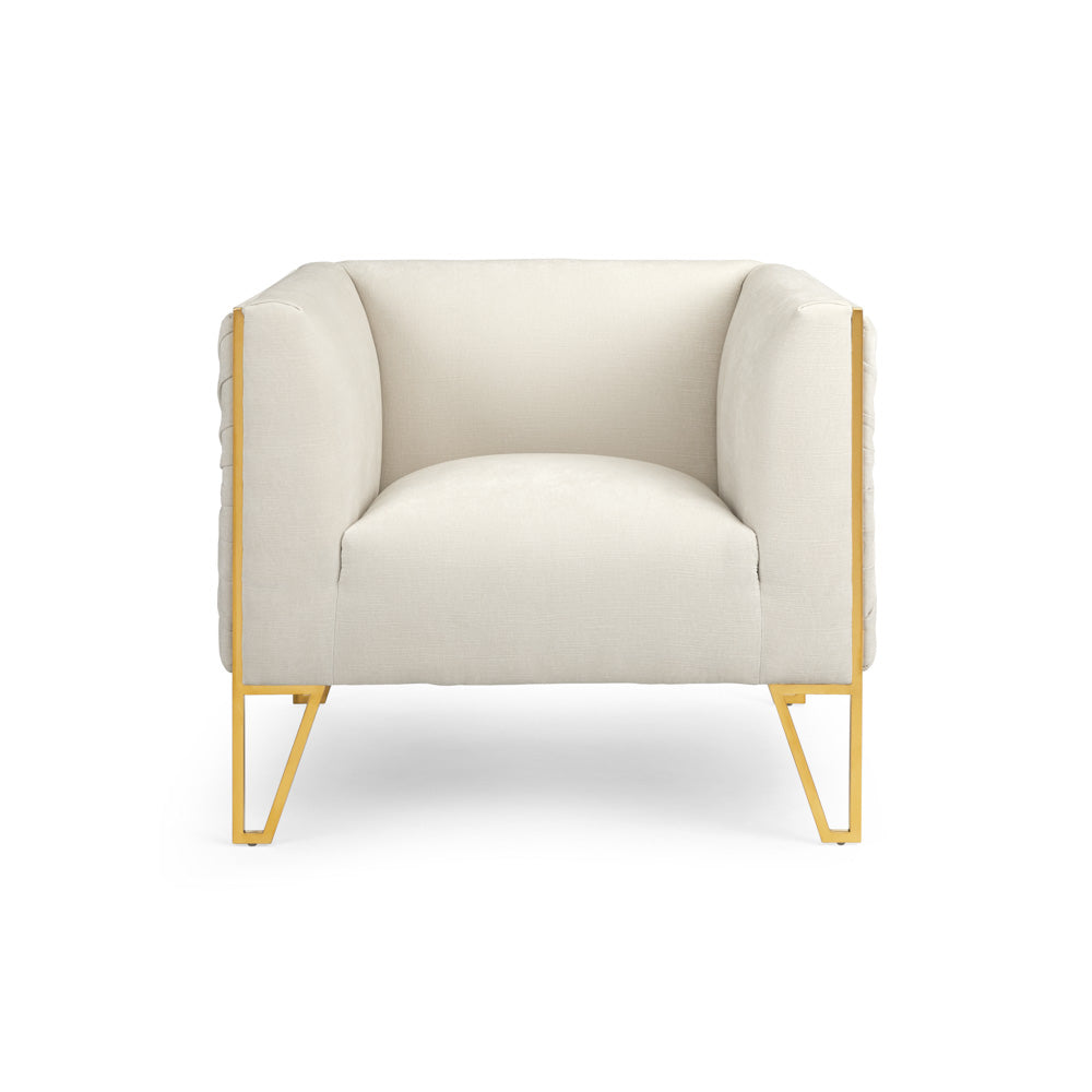 Chaise d'appoint Truro Gold : Contessa Vanille