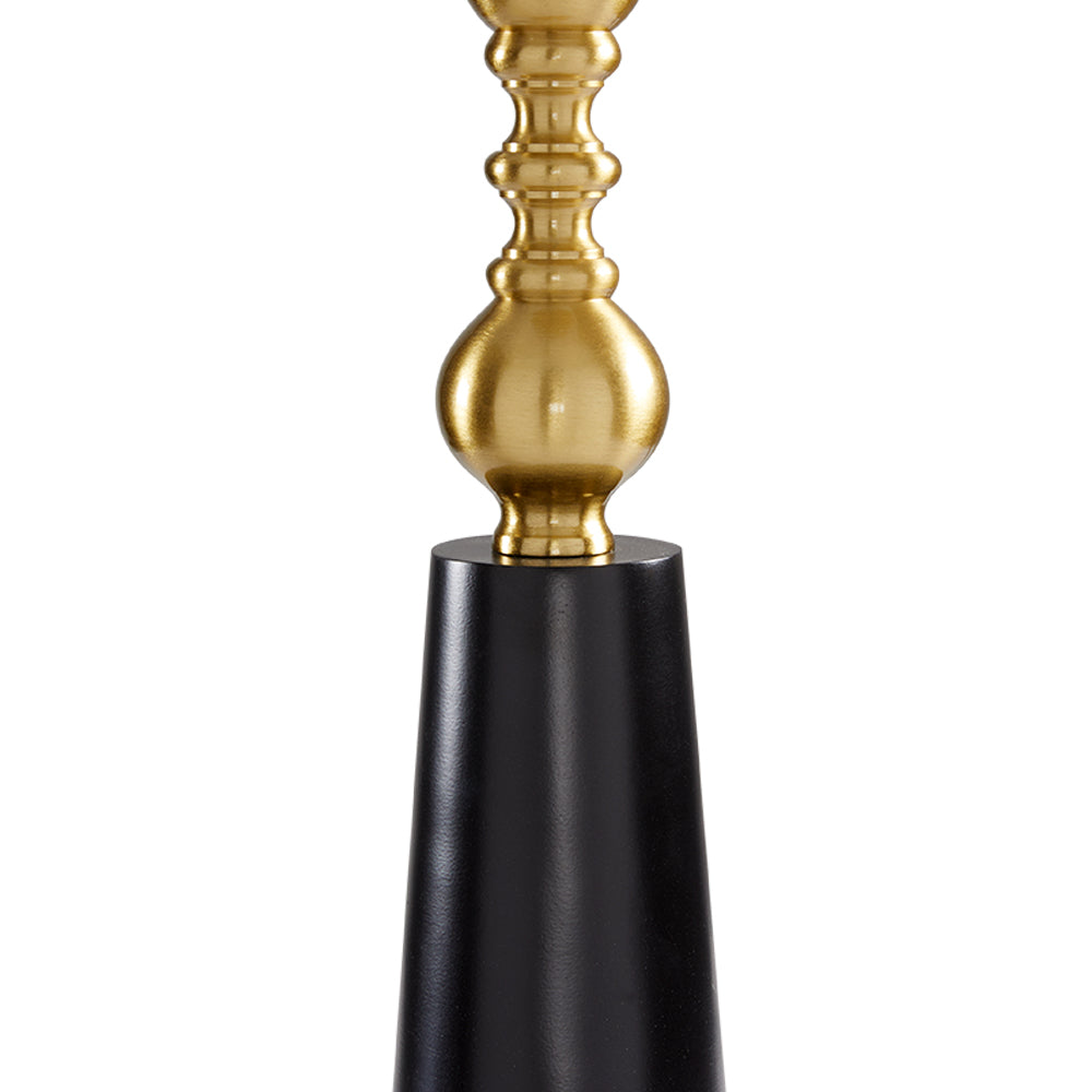 Bougeoirs pilier en bobine Emilia - Lot de 2