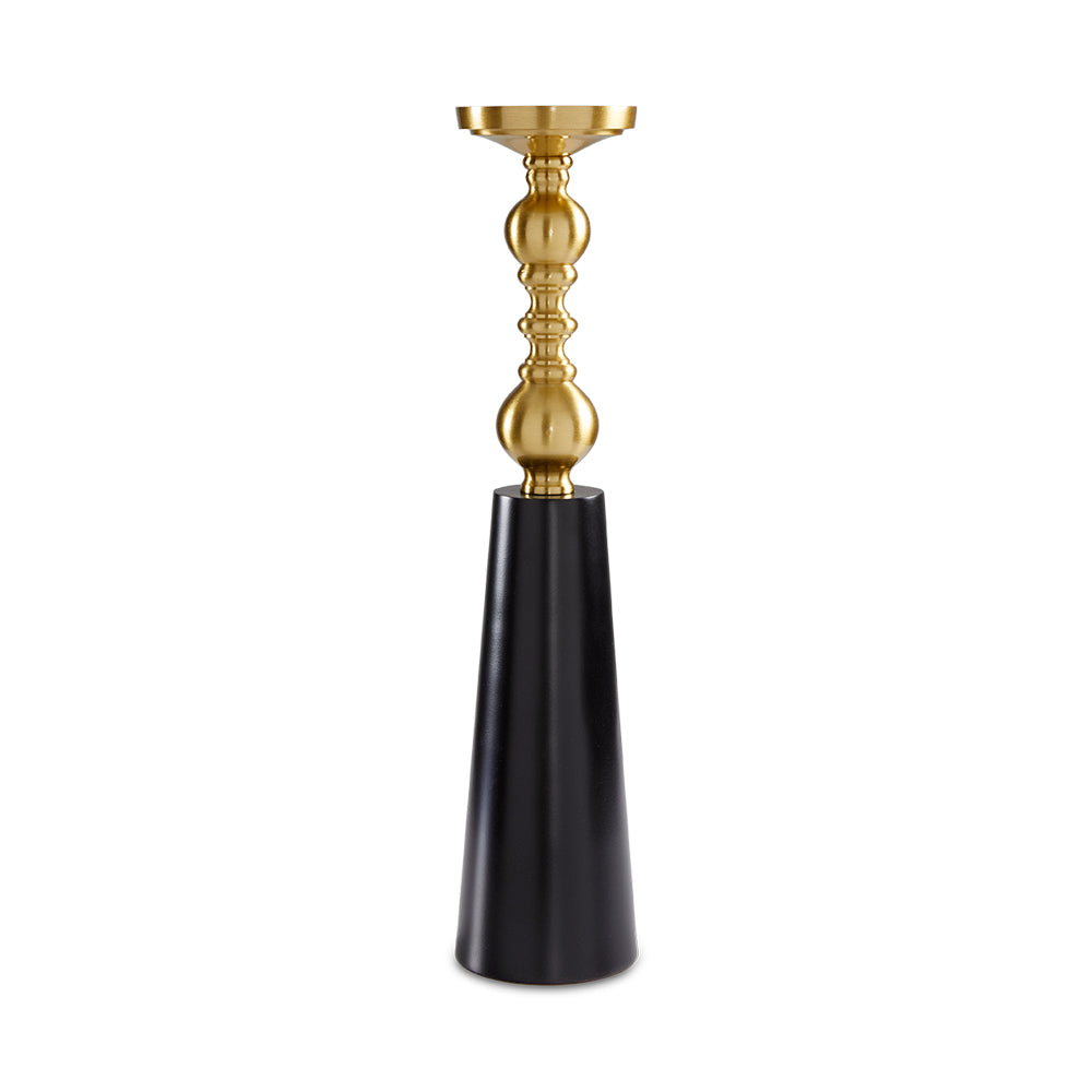 Bougeoirs pilier en bobine Emilia - Lot de 2