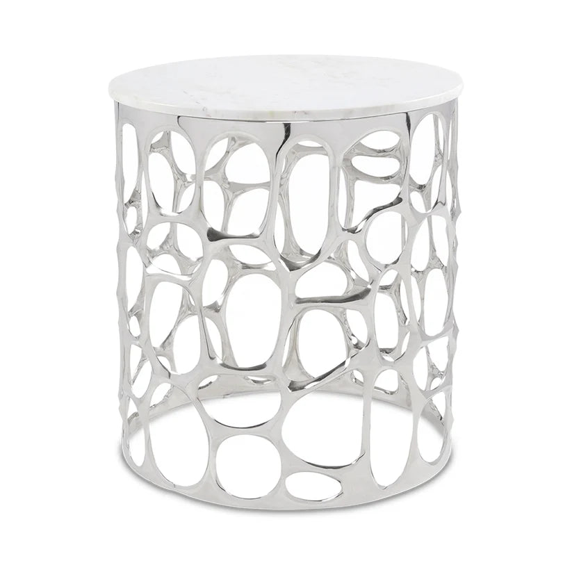Table d’appoint Mario avec plateau en marbre | GY-ET-2179S-WM