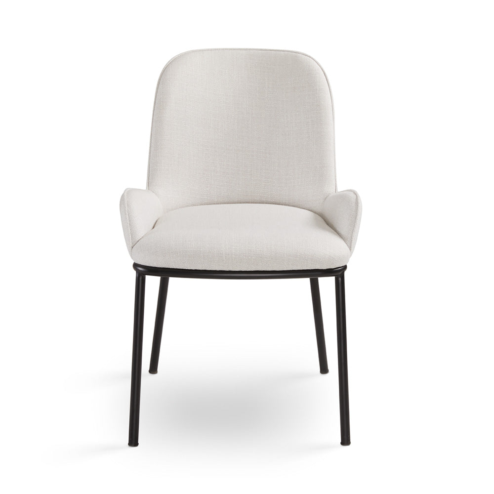Chaise de salle à manger Bennett : Gris clair
