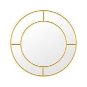 Miroir mural : cadre doré