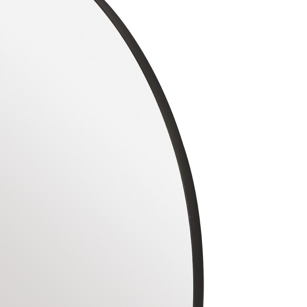Miroir de sol Dora : cadre noir