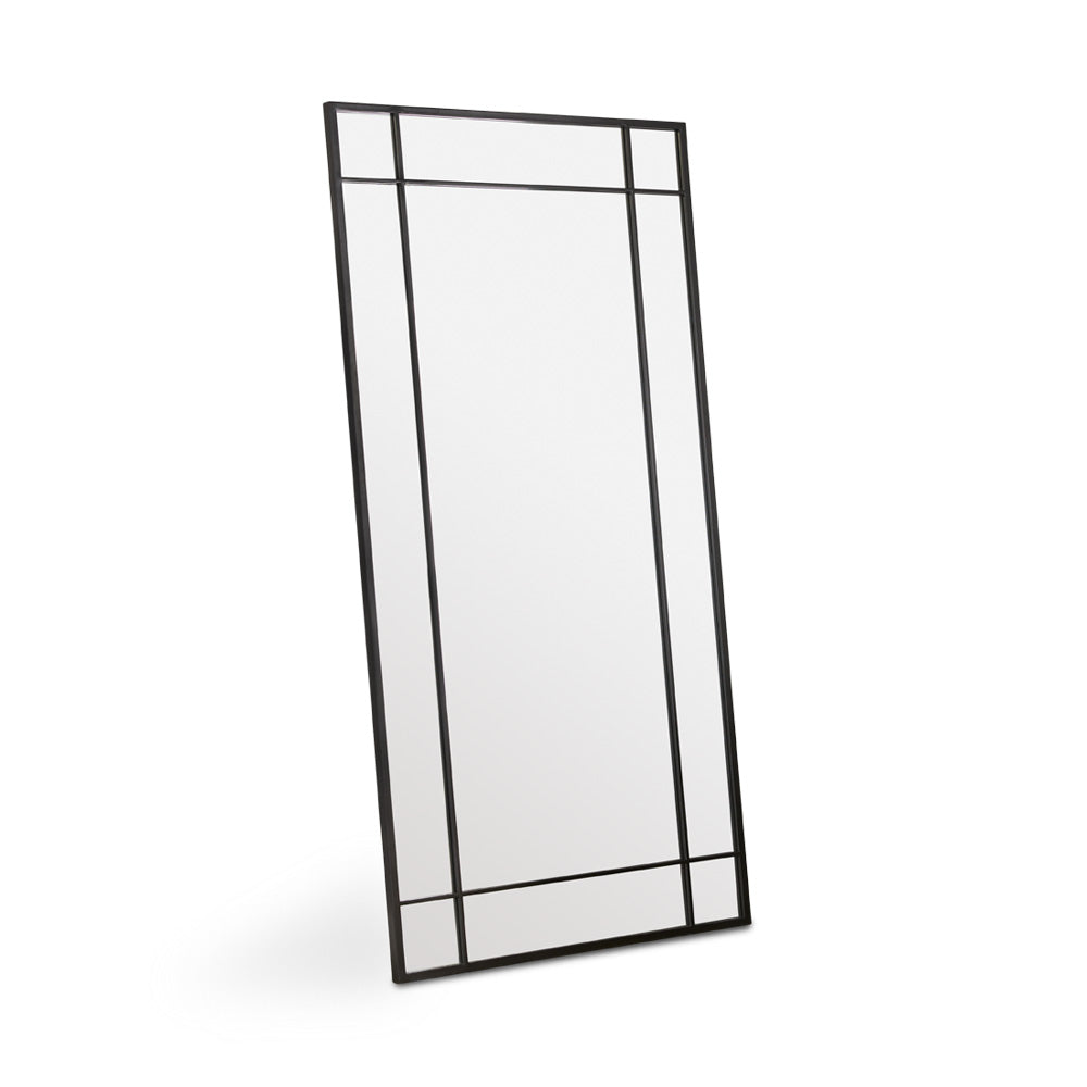 Miroir de sol Gilmore : cadre noir