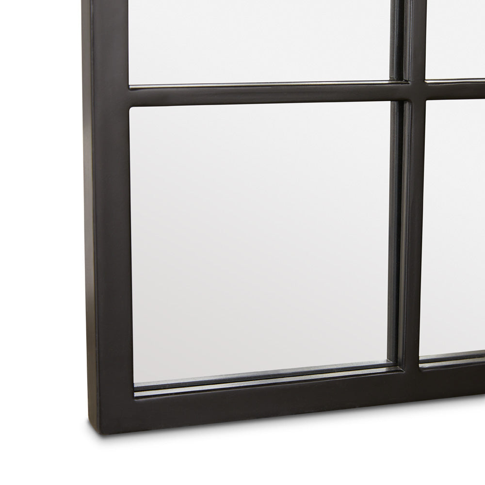 Miroir de sol Gilmore : cadre noir
