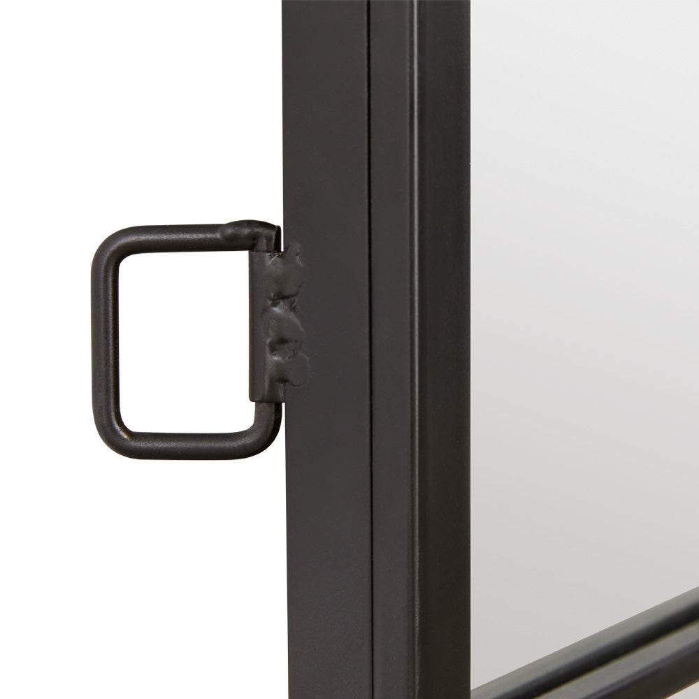 Miroir de sol Gilmore : cadre noir