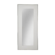 Miroir de sol Elaganza : similicuir blanc