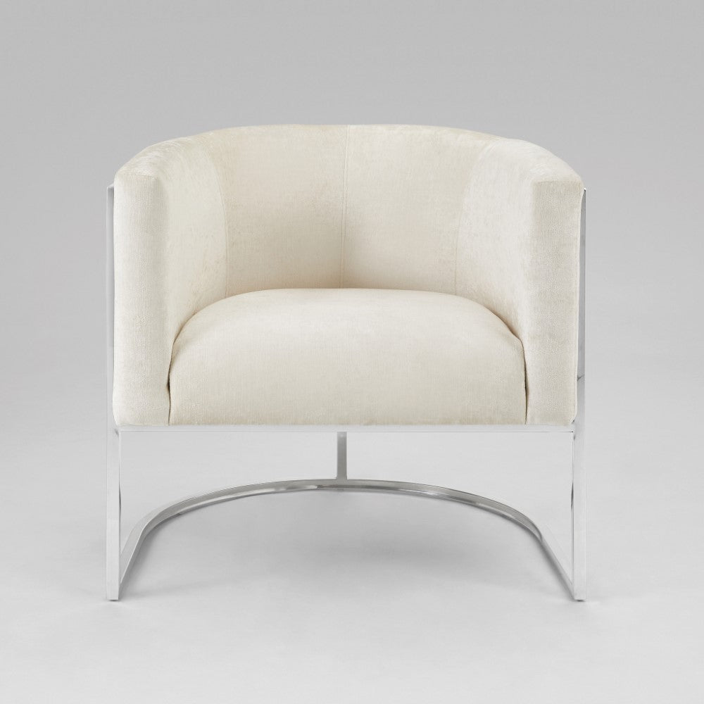 Chaise nid d'abeille : Lin ivoire