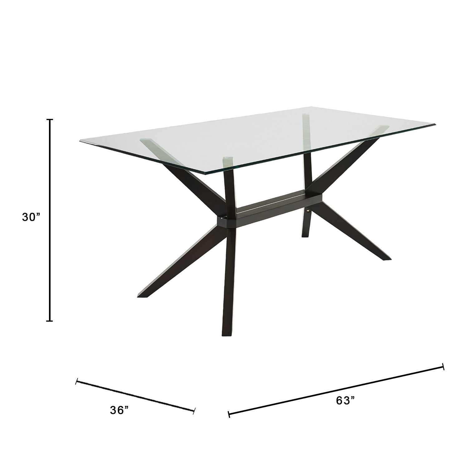 Table de salle à manger en bois Vista