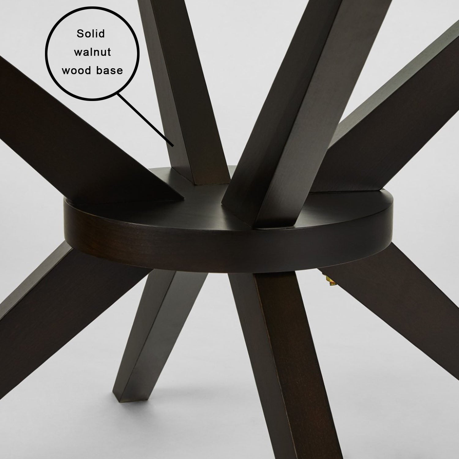 Table de salle à manger en bois Cecilia