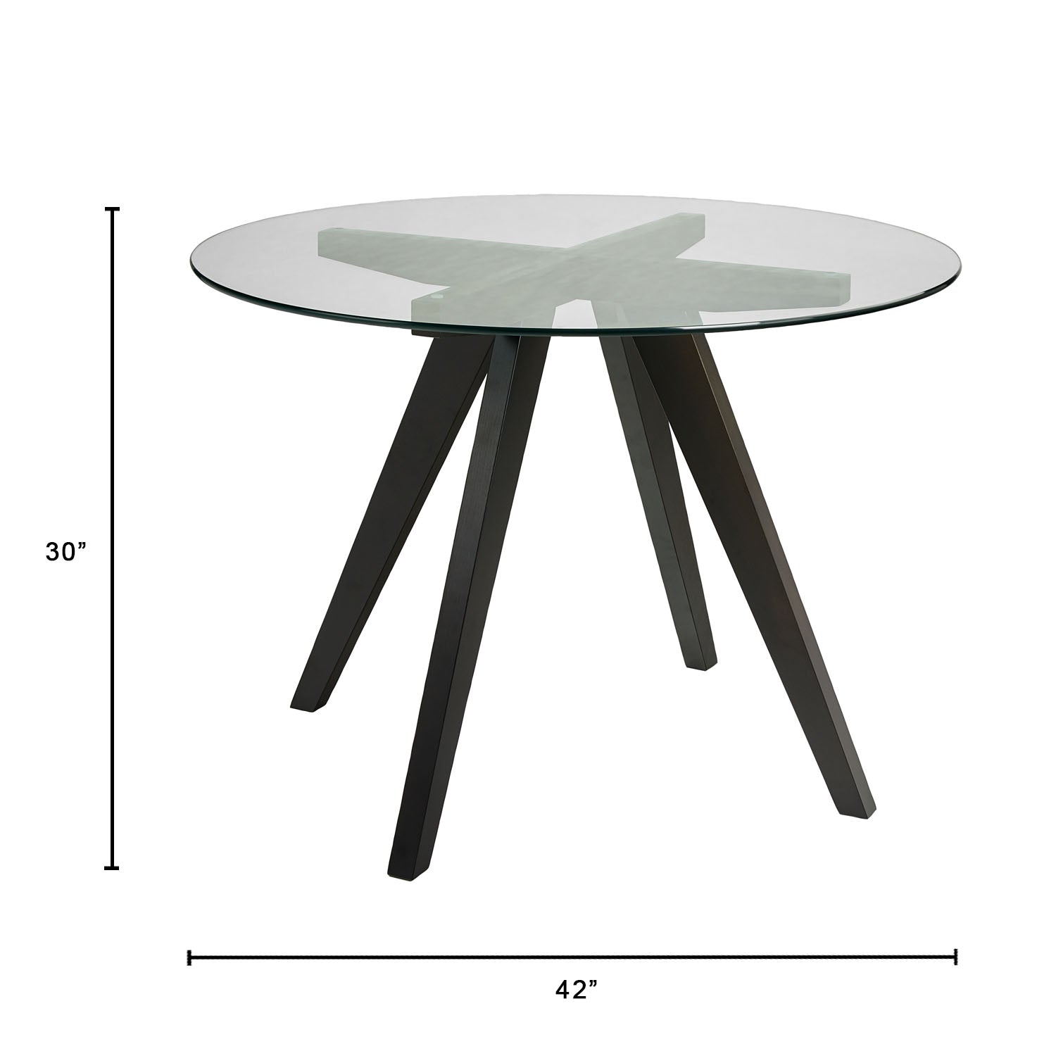 Table de salle à manger en bois Carly