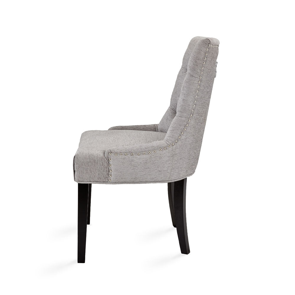 Chaise de salle à manger Petra : Lin platine