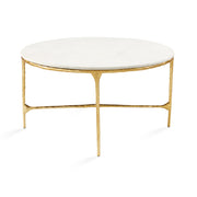 Table basse Ramona : base dorée