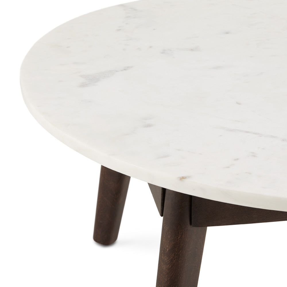TABLE BASSE RONDE EN MARBRE ERIN