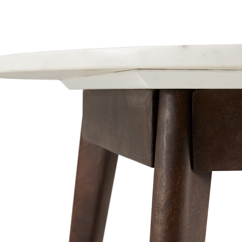 TABLE BASSE RONDE EN MARBRE ERIN
