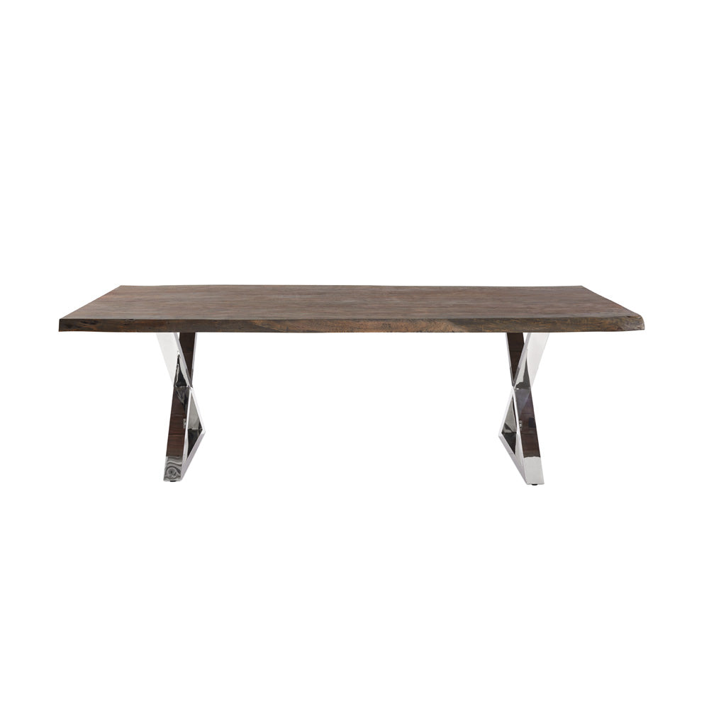 Table à manger biologique Live Edge 84″