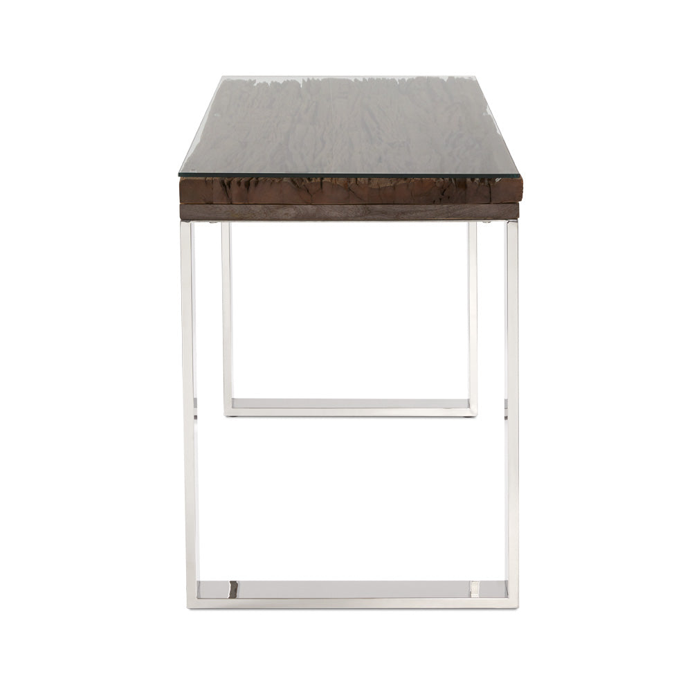Bureau en bois de rail