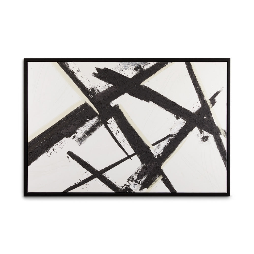 Peinture murale : noir et blanc